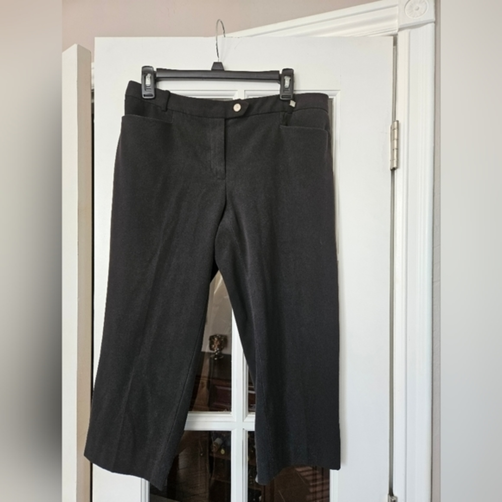 Calvin Klein women's dress Capri pants size 6‎ black
